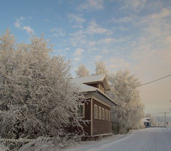 Зима в деревне