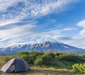 Утро в окружении вулканов ...