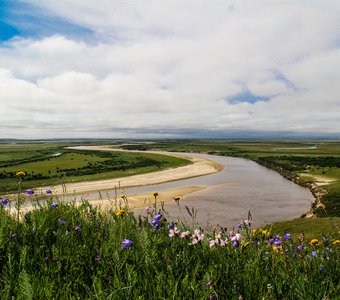 Вид на реку Еркута