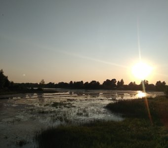 Закат под Костромой