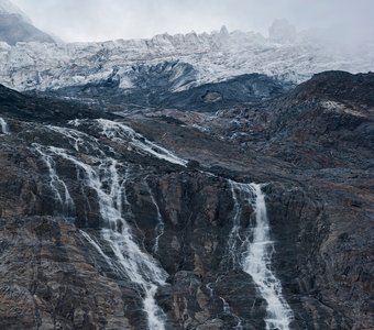 Водопады Сказского ледника