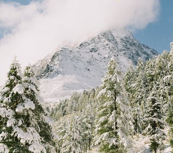 СнегГорыОблака. Сентябрь