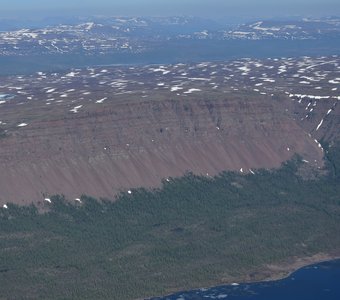 Плато Путорана с высоты птичьего полёта