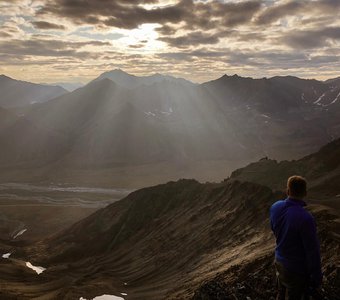 Закат с вершины горы Спартак