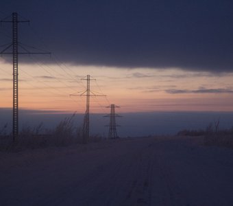 За городом