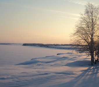 Закат в январе