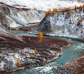 Осень  в Саянах