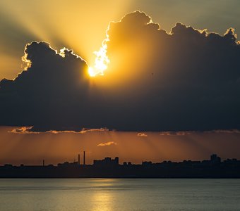 Закат над Ульяновском