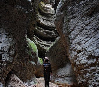 Салтинский подземный водопад.