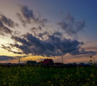 Вечер в деревне