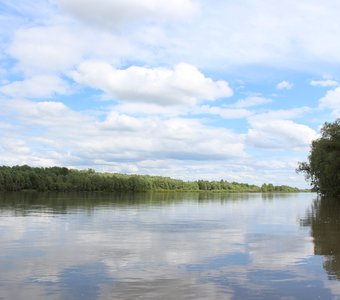 Летний день р. Обь, Алтайский край