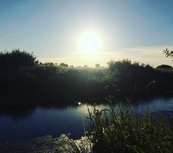 Утро у реки Вобля