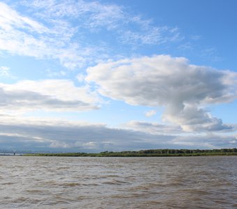 Летний день р. Обь, Алтайский край