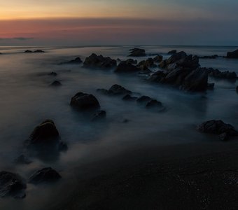 Закат в бух.Ожидания о.Медный