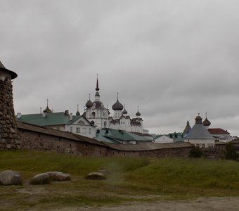 На Соловках дождливо и пасмурно