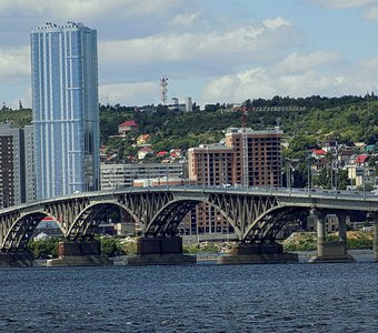 Саратов, вид с Волги.