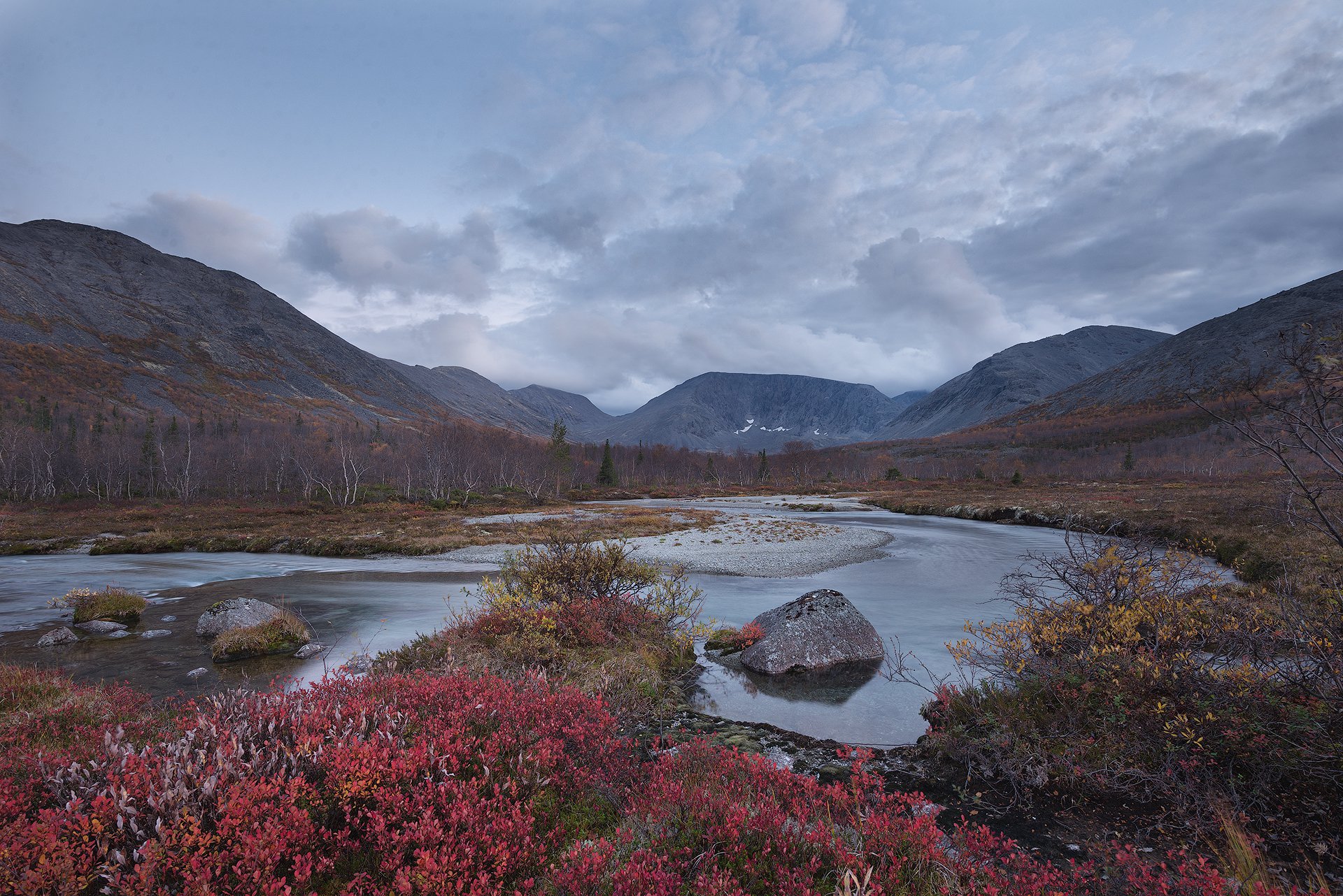 сумерки на на ручье Петрелиуса