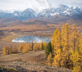 Осень на озере Джангысколь