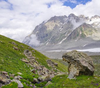 Перед выходом на морену