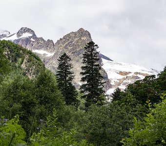 Домбайский пейзаж