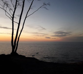 Закат на Балтийском море