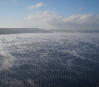 Тургояк-ранним утром в ноябре.