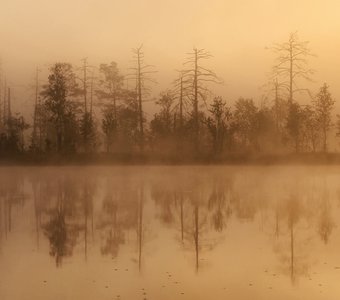 Рассвет на Вороньем озере