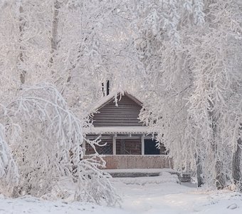 Зимняя банька.