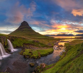 Рассвет в Исландии