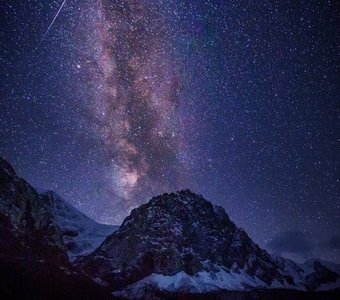 Млечный путь над горой Караташ