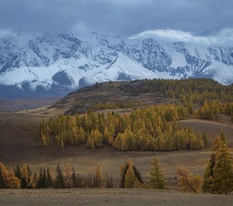 Осенняя панорама Горного Алтая