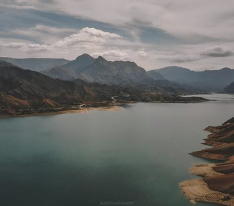 Дагестан, Ирганайское водохранилище и панорама гор