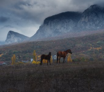 Осень в горном Крыму