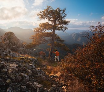 Закат в горах