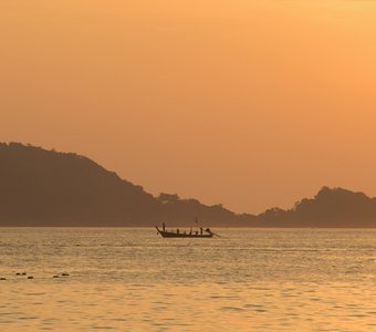 Пляж Патонг, закат