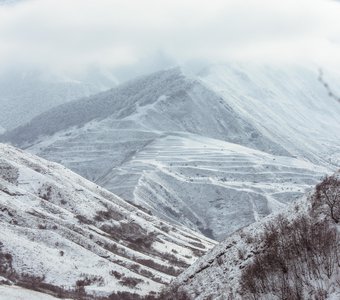 Зима на Кавказе.