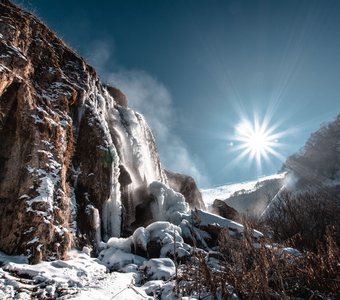 Хрустальный водопад.