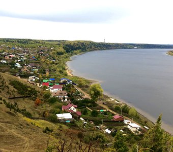 Село Ольховка у Воткинской ГЭС