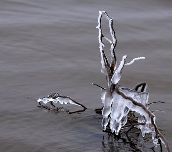 Морозный октябрь на реке Лена