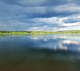 Радуга на Селыченским озером.