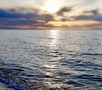 Закат на Байкале