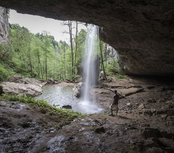 Чинарский водопад, Адыгея