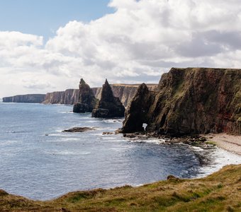 Три скалы на Duncansby Stacks
