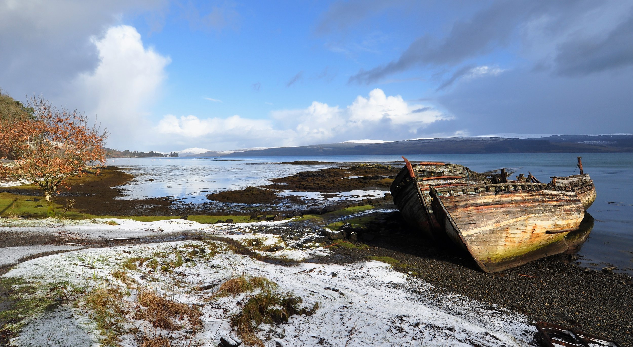 Old boats on the Isle of Mull