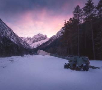 Эх, "Домбайские" закаты...