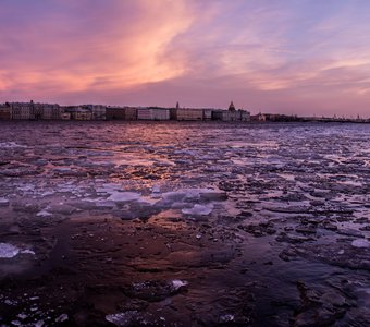 Петербургский вечер на исходе зимы