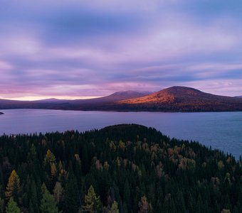 Восход в нац. парке Зюраткуль