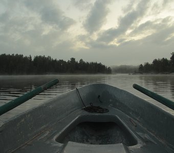 Утро на Ладожском озере