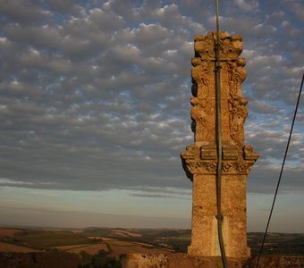 Devon landscape - from the roof of the church belfry