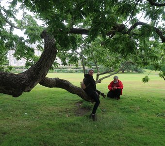 My family at National Trust museum